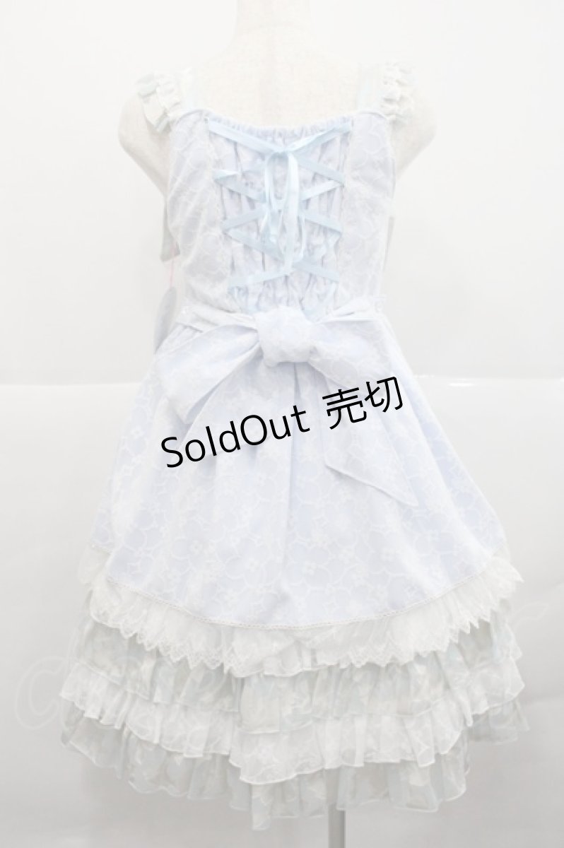 画像2: BABY,THE STARS SHINE BRIGHT / Easter Bunnyジャンパースカート  サックス I-25-12-18-052-BA-OP-SA-ZI (2)