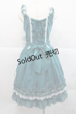 画像2: BABY,THE STARS SHINE BRIGHT / Veronica Elisseジャンパースカート  グリーンＸ白 I-25-12-18-054-BA-OP-SA-ZI