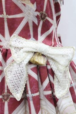 画像4: BABY,THE STARS SHINE BRIGHT / 天国の鍵〜祝福と出会う聖なる礼拝堂〜柄クローチェジャンパースカート  ボルドー I-25-12-18-055-BA-OP-SA-ZI