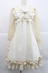 BABY,THE STARS SHINE BRIGHT / Creamyスカラップワンピース  アイボリー I-25-12-18-056-BA-OP-SA-ZI