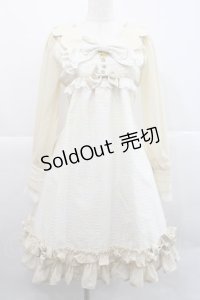 BABY,THE STARS SHINE BRIGHT / Creamyスカラップワンピース  アイボリー I-25-12-18-056-BA-OP-SA-ZI