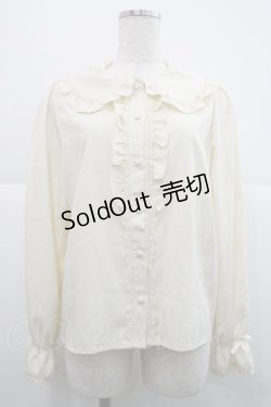 画像1: m petit by misako / AM マルエリフリルブラウス M アイボリー I-25-12-18-008-LO-BL-SA-ZI