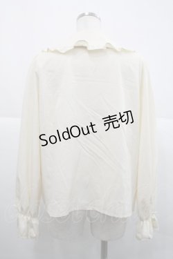 画像2: m petit by misako / AM マルエリフリルブラウス M アイボリー I-25-12-18-008-LO-BL-SA-ZI