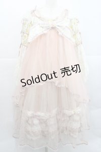 BABY,THE STARS SHINE BRIGHT / Ver Placidum Mille fleurワンピースドレス  ピンク I-25-12-18-059-BA-OP-SA-ZI