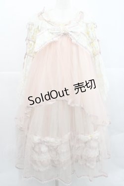 画像1: BABY,THE STARS SHINE BRIGHT / Ver Placidum Mille fleurワンピースドレス  ピンク I-25-12-18-059-BA-OP-SA-ZI