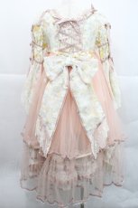 画像2: BABY,THE STARS SHINE BRIGHT / Ver Placidum Mille fleurワンピースドレス  ピンク I-25-12-18-059-BA-OP-SA-ZI (2)