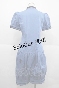 画像2: ALICE and the PIRATES / てまねき影絵のアリスサロペット  エーゲブルー I-25-12-18-062-PA-OP-SA-ZI