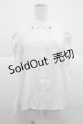 an another angelus / ローズカメオ刺繍衿ブラウス  オフホワイト I-25-12-18-011-CA-BL-SA-ZI