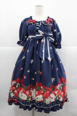 画像1: metamorphose / Apple Bunny半袖ワンピース 1 ブルー I-25-12-18-068-ME-OP-SA-ZI