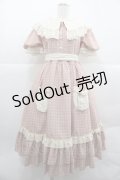 Hoshibako Works / カントリーラビットワンピース  ピンクチェック I-25-12-18-069-LO-OP-SA-ZI