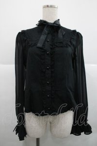 Angelic Pretty / レーシィレディブラウス  ブラック I-25-12-18-012-AP-BL-SA-ZI