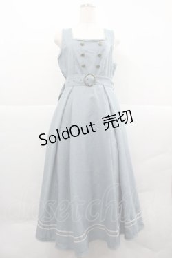 画像1: Kurumi Collaboration / マリンアカデミアジャンパースカート L サックス I-25-12-18-076-LO-OP-SA-ZI