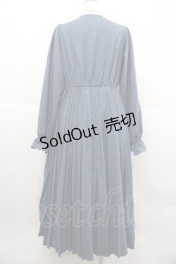 画像2: m petit by misako / AM*レースエリプリーツワンピース M ブルー I-25-12-18-079-LO-OP-SA-ZI