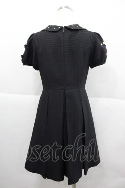 画像2: Emily Temple cute / ティーサロンワンピース  ブラック I-25-12-18-080-ET-OP-SA-ZI