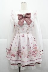 LIZ LISA / Many Hearts Afternoontea柄セットアップ  ピンク I-25-12-18-084-LO-OP-SA-ZI