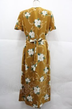 画像2: INGEBORG / くちなしptタック半袖ワンピース  マスタード I-25-12-18-087-LO-OP-SA-ZI