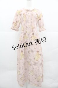 PINK HOUSE / すみれくまさんプリントワンピース  ピンク I-25-12-18-088-LO-OP-SA-ZI