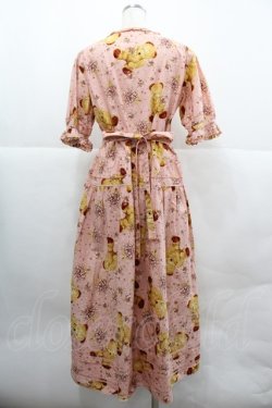 画像2: PINK HOUSE / すみれくまさんプリントワンピース  ピンク I-25-12-18-088-LO-OP-SA-ZI