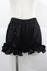 NO.S PROJECT / フリルミニペチコート  黒 I-25-12-18-094-LO-PA-SA-ZI