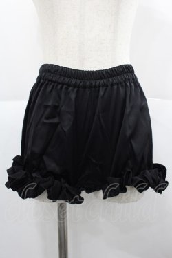 画像1: NO.S PROJECT / フリルミニペチコート  黒 I-25-12-18-094-LO-PA-SA-ZI