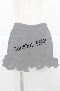 画像1: NO.S PROJECT / フリルミニペチコート  黒 I-25-12-18-094-LO-PA-SA-ZI