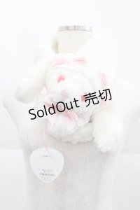 BABY,THE STARS SHINE BRIGHT / うさくみゃマフラー  白 I-25-12-18-096-BA-ZA-SA-ZI