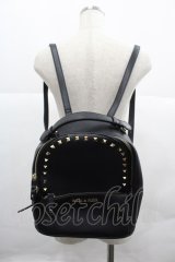 Maison de FLEUR / スタッズリュック  黒Ｘゴールド I-25-12-18-097-LO-BG-SA-ZI