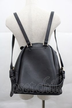 画像2: Maison de FLEUR / スタッズリュック  黒Ｘゴールド I-25-12-18-097-LO-BG-SA-ZI