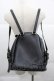 画像2: Maison de FLEUR / スタッズリュック  黒Ｘゴールド I-25-12-18-097-LO-BG-SA-ZI (2)