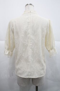 画像2: Amavel / ガーリーフリルデコルテオープンブラウス  アイボリー I-25-12-18-015-CA-BL-SA-ZI