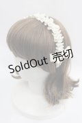 m petit by misako / ギャザーリボンカチューシャ  アイボリー I-25-12-18-101-LO-AC-SA-ZI