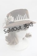Hoshibako Works / パティシエの休日 ショコラティエパン帽子ハット&クリップセット  ブラウン I-25-12-18-108-LO-AC-SA-ZI