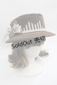 Hoshibako Works / パティシエの休日 ショコラティエパン帽子ハット&クリップセット  ブラウン I-25-12-18-108-LO-AC-SA-ZI