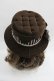 画像3: Hoshibako Works / パティシエの休日 ショコラティエパン帽子ハット&クリップセット  ブラウン I-25-12-18-108-LO-AC-SA-ZI (3)