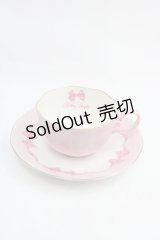 Shirley Temple / リボン柄カップ&ソーサーセット  ピンク I-25-12-18-113-ET-ZA-SA-ZI