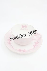 Shirley Temple / リボン柄カップ&ソーサーセット  ピンク I-25-12-18-114-ET-ZA-SA-ZI