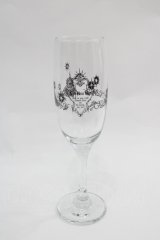 PEACE NOW / ワイングラス  クリアＸ黒 I-25-12-18-118-PU-ZA-SA-ZI