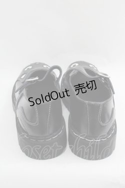 画像2: TUK / ねこシューズ UKW8 黒Ｘ白 I-25-12-18-119-PU-SH-SA-ZI