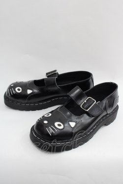 画像3: TUK / ねこシューズ UKW8 黒Ｘ白 I-25-12-18-119-PU-SH-SA-ZI