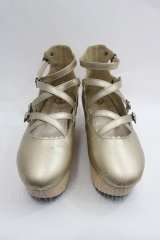 BABY,THE STARS SHINE BRIGHT / BABYヴィクトワールシューズ M ゴールド I-25-12-18-120-BA-SH-SA-ZI