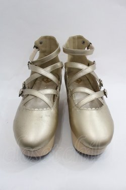 画像1: BABY,THE STARS SHINE BRIGHT / BABYヴィクトワールシューズ M ゴールド I-25-12-18-120-BA-SH-SA-ZI