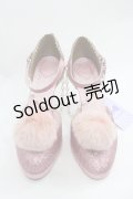 Angelic Pretty / Fantasticグリッターシューズ M ピンク I-25-12-18-122-AP-SH-SA-ZI