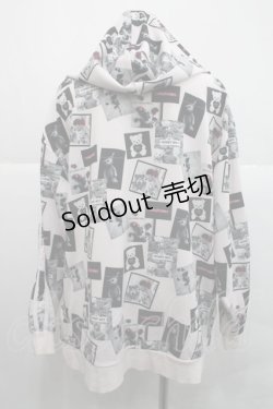 画像2: Honey Cinnamon / 写真風総柄パーカー  ピンクＸ黒 I-25-12-18-018-LO-TO-SA-ZI