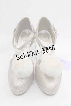 画像1: Angelic Pretty / Fantasticグリッターシューズ M ゴールド I-25-12-18-124-AP-SH-SA-ZI