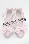 Angelic Pretty / Partyグリッターシューズ(2015 2nd Release) M ピンク I-25-12-18-125-AP-SH-SA-ZI