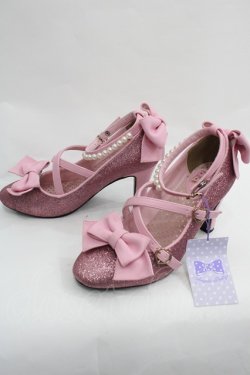 画像3: Angelic Pretty / Partyグリッターシューズ(2015 2nd Release) M ピンク I-25-12-18-125-AP-SH-SA-ZI