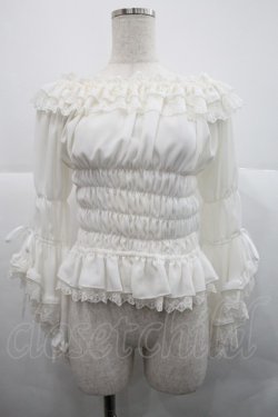 画像1: Vallee lys / Blossom Breeze Blouse  白 I-25-12-18-024-GO-BL-SA-ZI