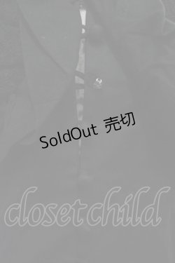 画像4: alice auaa / バルーンフリルくるみボタンブラウス 3 黒 I-25-12-18-025-AA-BL-SA-ZI