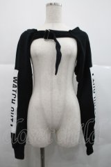 MILKBOY / BOYSスリーブ  黒Ｘ白 I-25-12-18-027-MB-TO-SA-ZI