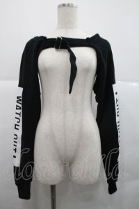 MILKBOY / BOYSスリーブ  黒Ｘ白 I-25-12-18-027-MB-TO-SA-ZI